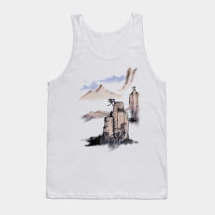 Mountain Landscape Tank Top